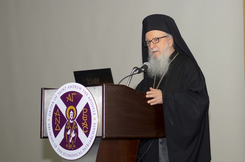 Ο Οικουμενικός Πατριάρχης μιλάει στο βήμα