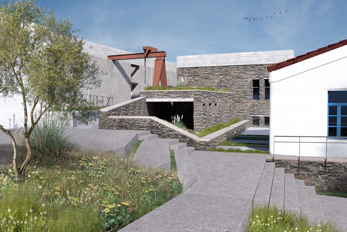 Τρισδιάστατες απεικονίσεις του  Προπαρασκευαστικού και Επαγγελματικού Σχολείου Καλών Τεχνών Πανόρμου Τήνου