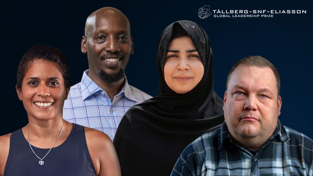 Οι τέσσερις νικητές του TALLBERG - SNF - ELIASSON GLOBAL LEADERSHIP PRIZE 