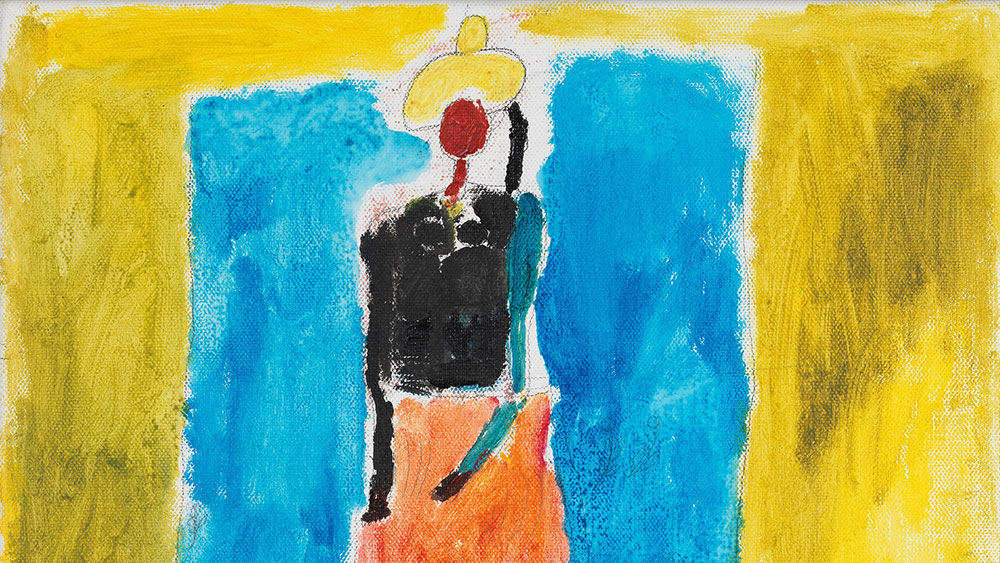 Ένα έργο τέχνης που δημιουργήθηκε από έναν καλλιτέχνη με αναπηρία στο πλαίσιο του προγράμματος Traveling Art