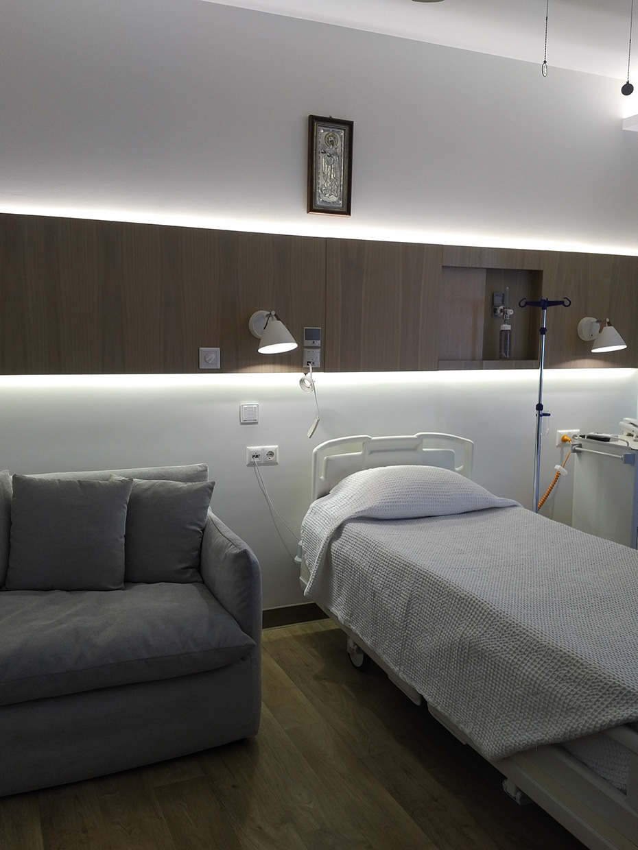 Φωτογραφία ενός δωματίου του Ξενώνα Ανακουφιστικής Φροντίδας