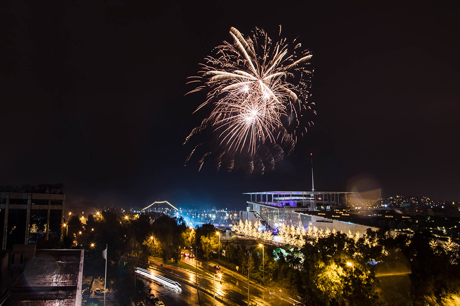 Τα πυροτεχνήματα στο Κέντρο Πολιτισμού Ίδρυμα Σταύρος Νιάρχος