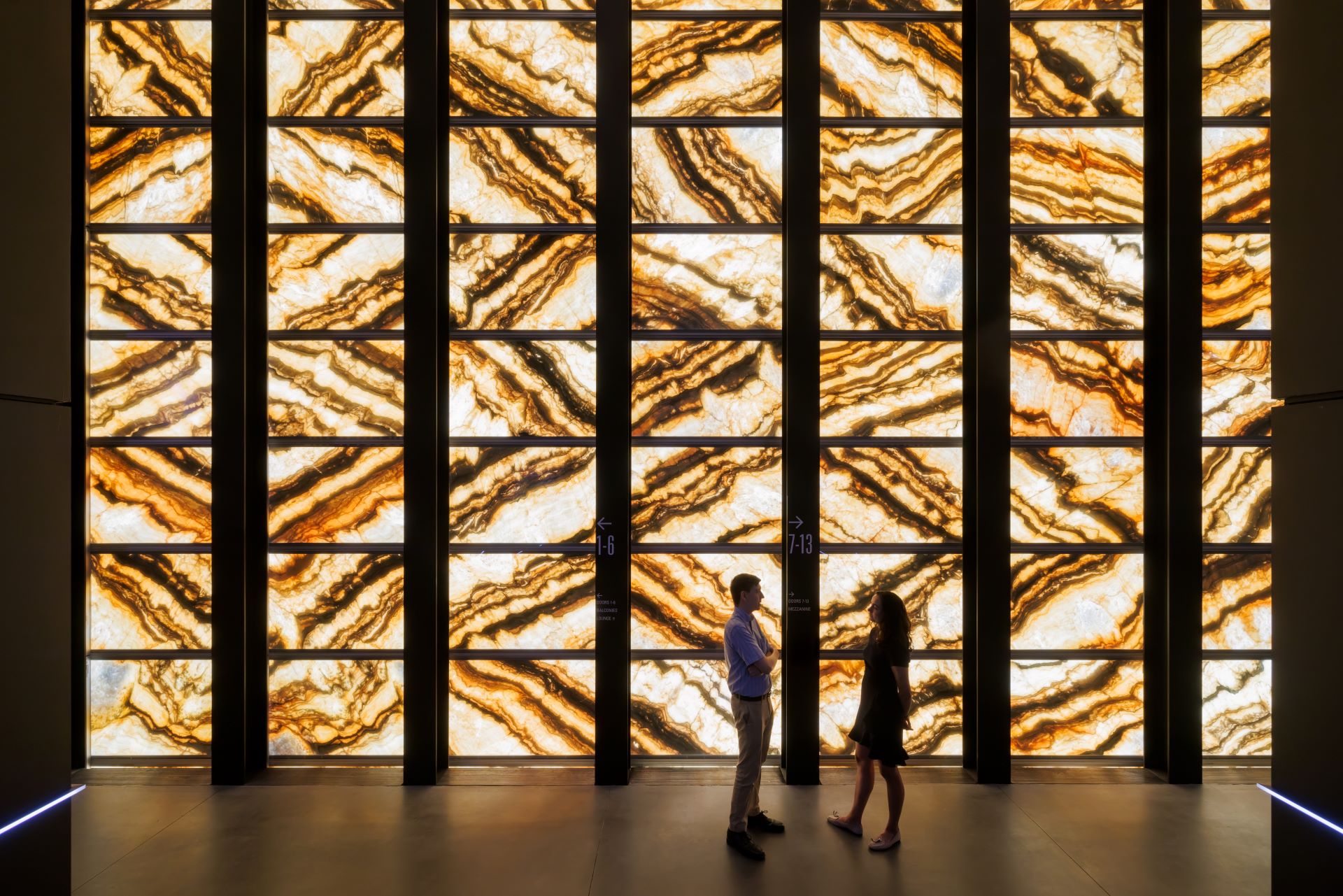 Εσωτερική όψη του Perelman Center for the Performing Arts