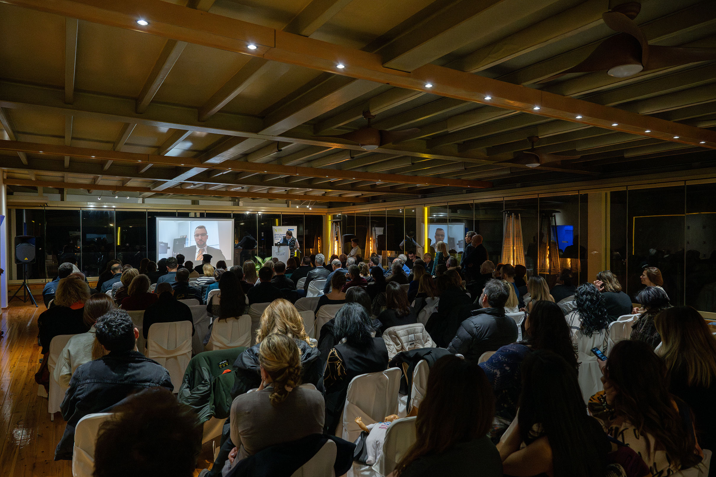 livestream session on the first day of the anniversary event, main hall