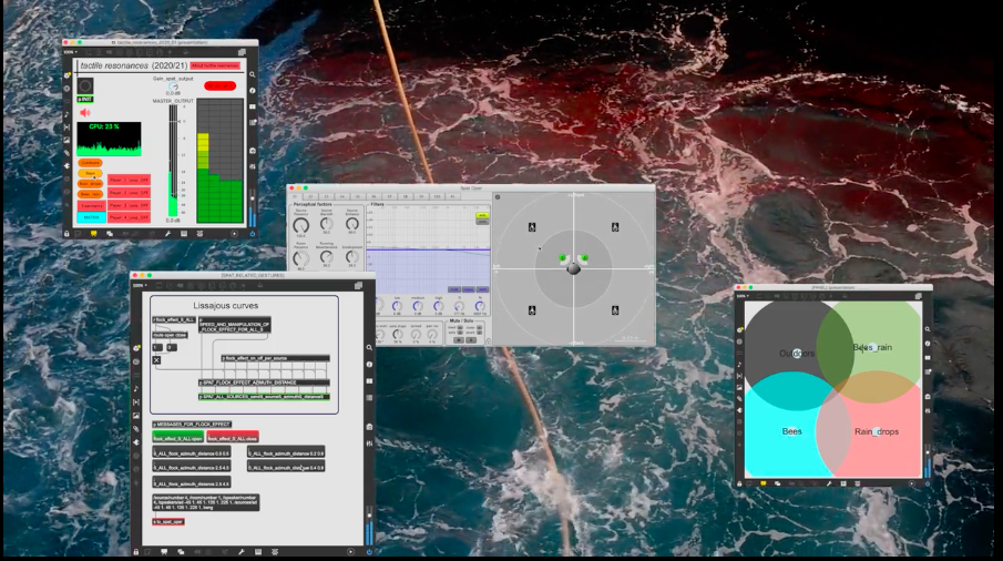 Ένα πρόγραμμα λογισμικού που σχετίζεται με ηχητικές και απτικές αντηχήσεις